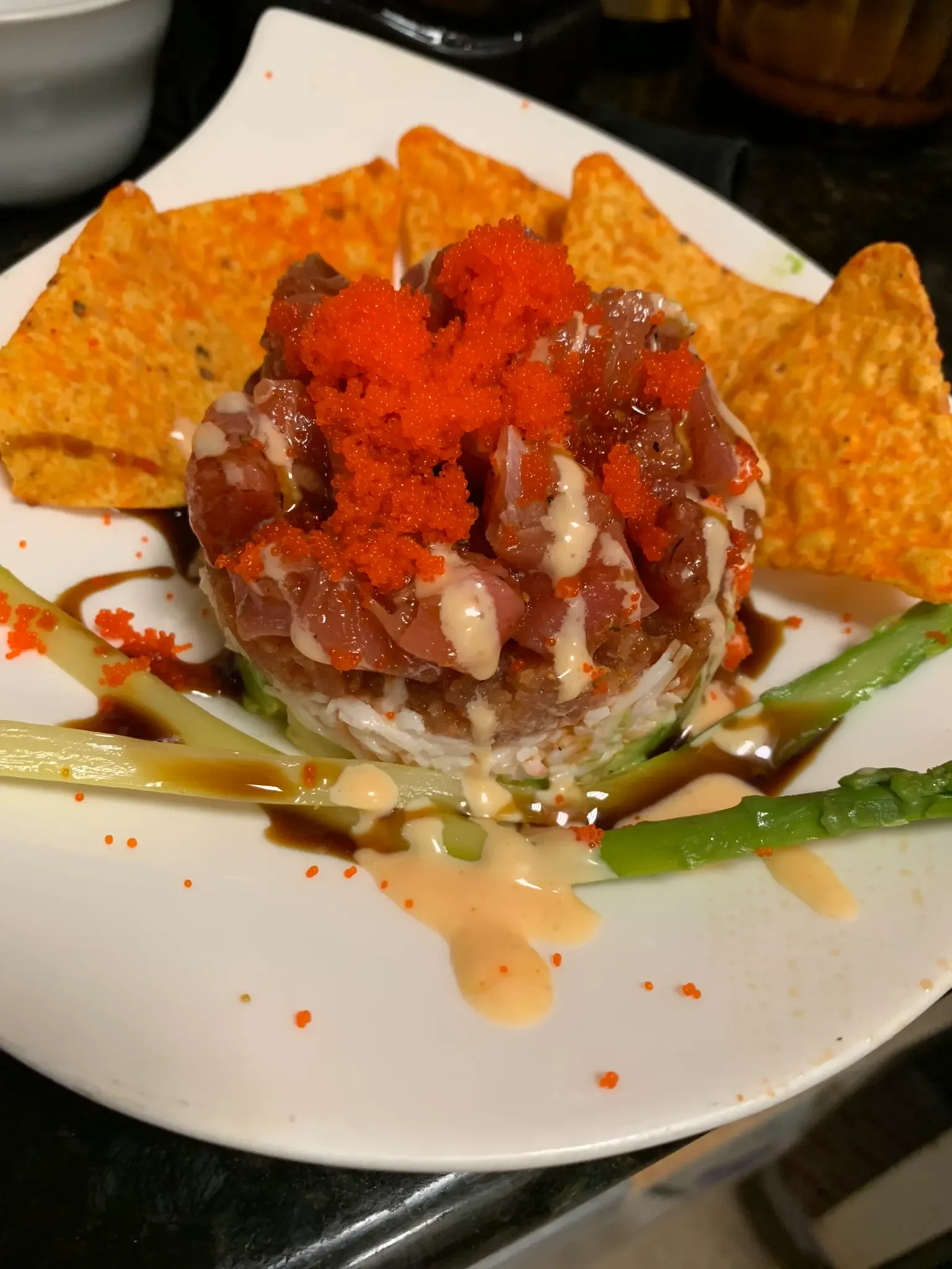 Tuna Tataki - Lightly seared tuna with ponzu sauce